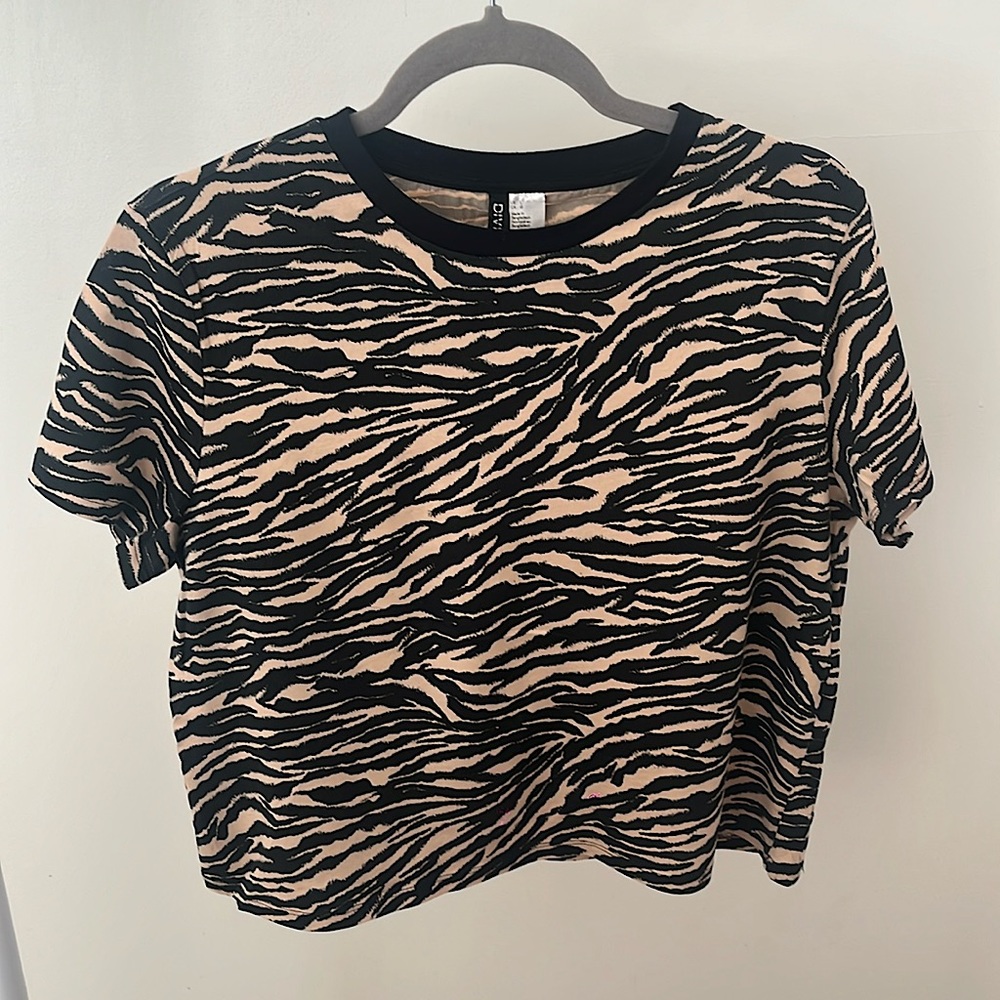Zibra cropped tshirt